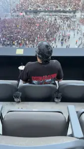 Creep caught on camera — and by cops — clutching his cob at Korn concert at MetLife