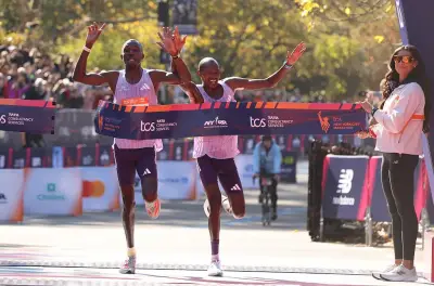 Kenyan runners win men's and women's races in New York City Marathon