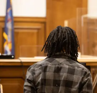 Chaos erupts during arraignment for creep accused of raping 12-year-old girl in NYC stairwell 