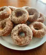 Baked apple cider doughnuts warm the soul