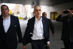 Outgoing BBC boss ‘very proud’ of its journalism and says broadcaster will thrive after threat from Trump