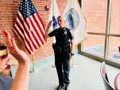 North Andover officer addresses her shooting in first statement