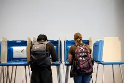 College students get out to vote, participate in election process Tuesday