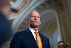 Senate majority leader says he doesn’t have the votes to eliminate filibuster despite Trump’s wishes 